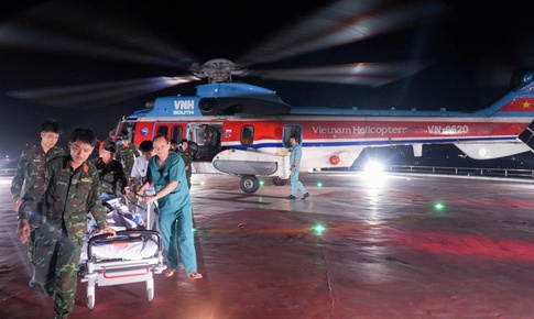 Kịp thời hội chẩn và đưa ngư dân bị nhồi máu não từ đảo Nam Yết vào đất liền