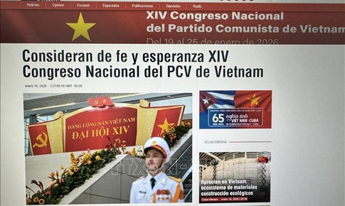 Hãng thông tấn Prensa Latina khai trương chuyên mục về Đại hội XIV của Đảng Cộng sản Việt Nam