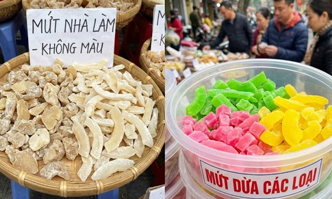 Mứt Tết '3 không' tràn lan chợ mạng: Cách nhận biết mứt tẩm màu hóa học và mứt sạch