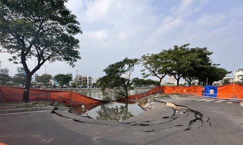 TP Hồ Chí Minh chỉ đạo khắc phục sự cố sụt lún bờ kè kênh Tàu Hủ trước Tết