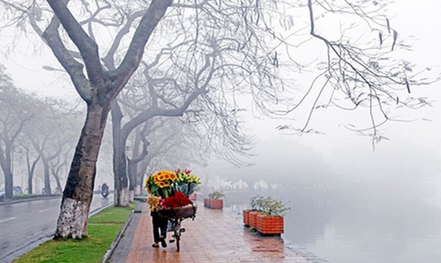 Miền Bắc rét buốt kèm nồm ẩm khiến gia tăng cảm giác buốt giá