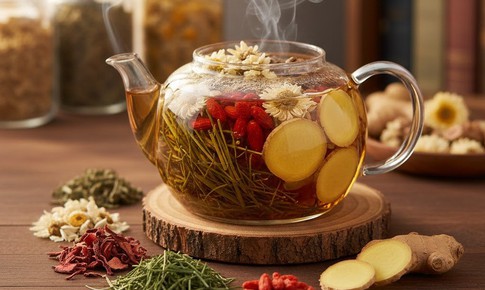 Một loại trà kết hợp 5 loại thảo mộc giúp mái tóc khỏe đẹp