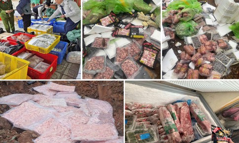 Thu giữ hơn 1 tấn thực phẩm không rõ nguồn gốc chuẩn bị tuồn ra thị trường