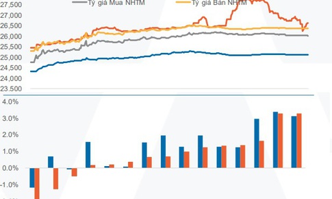 Tỷ giá tự do nhích tăng do áp lực từ giá vàng