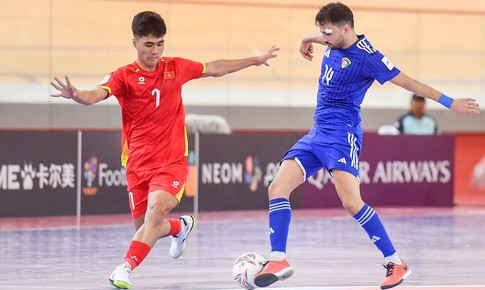 VCK Futsal châu Á 2026: Rượt đuổi mãn nhãn, Việt Nam hạ Kuwait 5-4 ngày ra quân