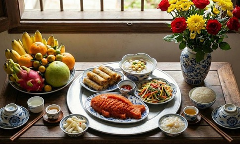5 món ngon, chuẩn vị trong mâm cỗ chay cúng ông Công ông Táo
