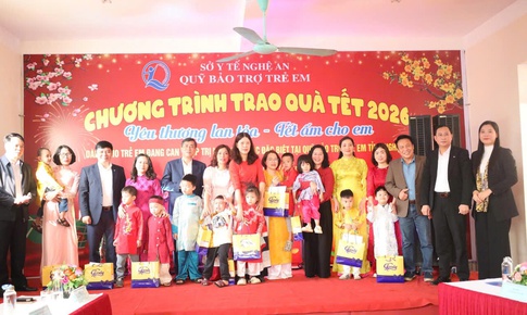 'Tết ấm cho em' đến với trẻ rối loạn phổ tự kỷ ở Nghệ An