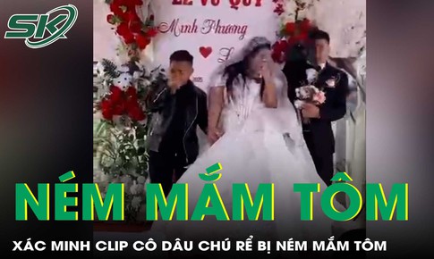 Công an vào cuộc vụ cô dâu chú rể bị ném mắm tôm trong lễ cưới