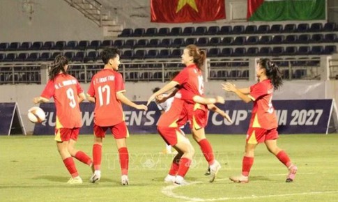 U17 nữ Việt Nam giành vé vào Vòng Chung kết Giải Bóng đá U17 nữ châu Á 2027