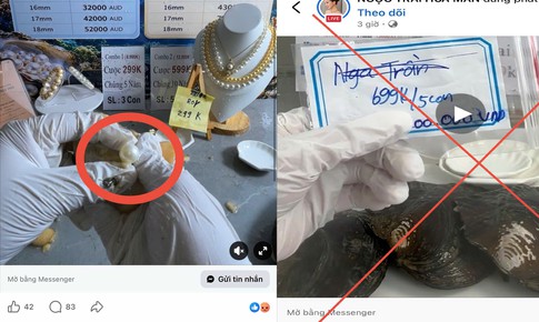 Chiêu trò livestream ‘mở ngọc trai’: Hứa lãi tiền tỷ, coi chừng sập bẫy mất trắng