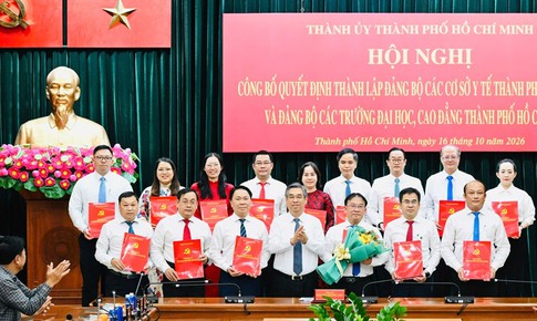 TPHCM thành lập Đảng bộ các cơ sở y tế, chỉ định nhân sự chủ chốt