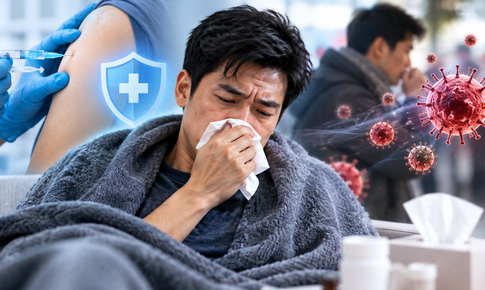 Chủ quan vì đã tiêm vaccine, người đàn ông vẫn mắc cúm A sau lần tiếp xúc