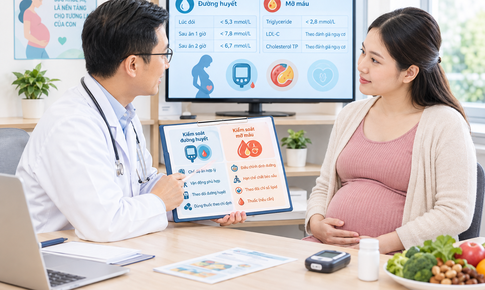Phụ nữ mang thai bị tăng đường huyết, mỡ máu cao: Khi nào cần điều trị?