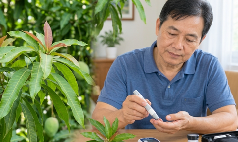 Lá xoài có giúp kiểm soát đường huyết ở người bệnh đái tháo đường?