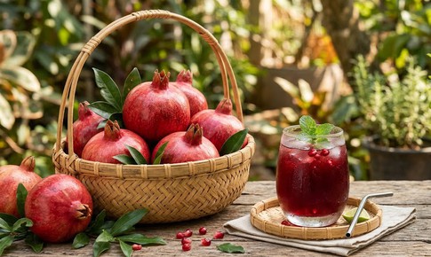 Mẹo uống nước ép lựu tốt cho tim mạch và huyết áp
