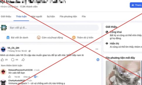 Cảnh báo những rủi ro từ các hội nhóm 'trao đổi vợ chồng' trên mạng xã hội
