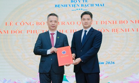 Bộ Y tế công bố quyết định bổ nhiệm Phó Giám đốc chuyên môn Bệnh viện Bạch Mai