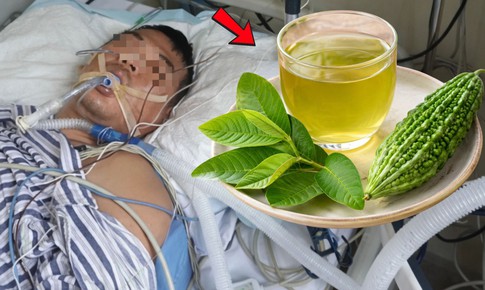 Uống nước lá ổi, mướp đắng để thải độc, người đàn ông 30 tuổi nhận kết đắng