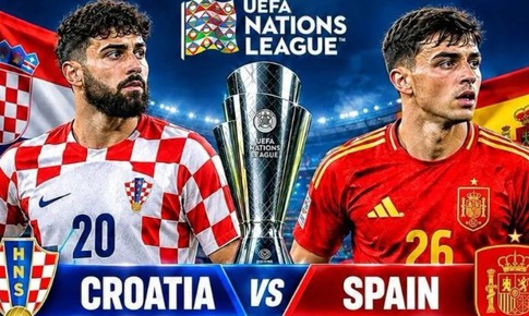 Lịch thi đấu bóng đá hôm nay ngày 6/10 - 7/10: Croatia đấu Tây Ban Nha