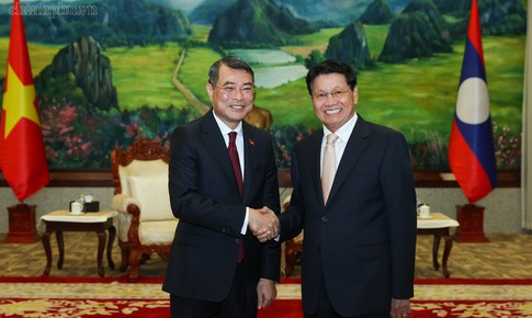 Thủ tướng Lê Minh Hưng hội kiến Tổng Bí thư, Chủ tịch nước Lào Thongloun Sisoulith