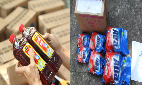 TPHCM: Triệt xóa đường dây sản xuất, buôn bán thực phẩm giả các nhãn hiệu nổi tiếng