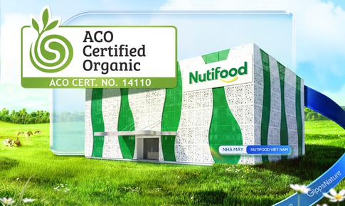 Nutifood sở hữu dây chuyền sản xuất sữa dinh dưỡng  đạt Chứng nhận Hữu cơ Úc (ACO)
