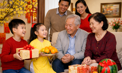 Dạy con phép lịch sự ngày Tết: Chuyện chào hỏi không thể xem nhẹ