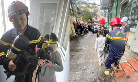 Công an giải cứu 3 người mắc kẹt trong ngôi nhà cháy