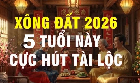 5 tuổi xông nhà, xông đất năm 2026 đẹp nhất giúp gia chủ may mắn, phát tài