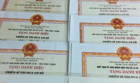 Đề xuất bổ sung tiêu chuẩn 'có đề án khoa học' khi xét tặng Chiến sĩ thi đua