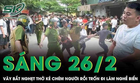 Cuộc vây bắt nghẹt thở tóm gọn kẻ dùng dao tự chế chém người rồi bỏ trốn đi làm nghề biển