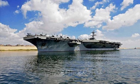Tàu sân bay Mỹ rời khỏi khu vực gần Iran