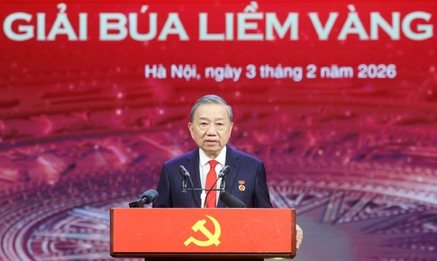 Phát biểu của Tổng Bí thư Tô Lâm tại Lễ tuyên dương Bí thư chi bộ xuất sắc và trao Giải Búa liềm Vàng