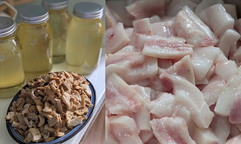 Rán và bảo quản mỡ lợn đúng cách để dùng lâu ngày dịp Tết