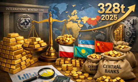 Ngân hàng Trung ương các nước gom 328 tấn vàng năm 2025
