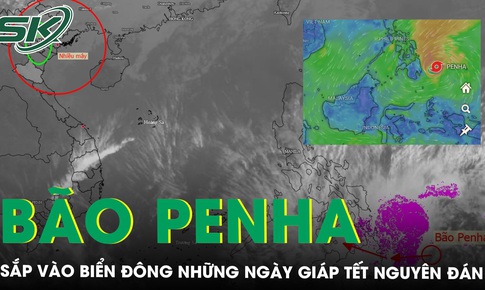 Bão Penha sắp vào Biển Đông những ngày giáp Tết Nguyên đán, có ảnh hưởng Việt Nam?