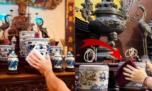 Trình tự bao sái bàn thờ năm 2026 đúng cách, không lo phạm 'đại kỵ'