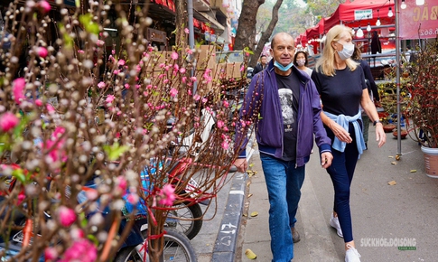 Chợ hoa Hàng Lược mỗi năm chỉ mở một lần hấp dẫn khách quốc tế