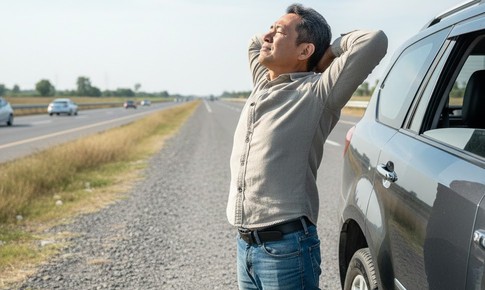 Cách vận động giúp phòng đau lưng, cứng khớp khi ngồi xe nhiều