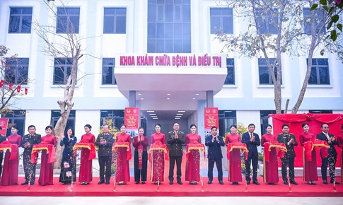 Bộ Công an khánh thành công trình tòa nhà khám, chữa bệnh Trung tâm Y tế Tương Dương