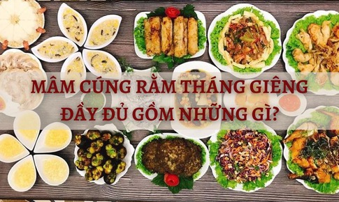 Mâm cúng Rằm tháng Giêng gồm những gì? Nên cúng trong nhà hay ngoài trời?