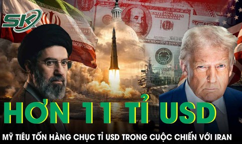Mỹ tiêu tốn hơn 11 tỉ USD trong 6 ngày đầu cuộc chiến với Iran