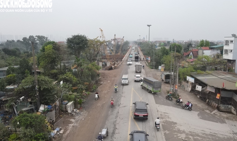 Hiện trạng tuyến Quốc lộ 6 nối Hà Nội với các tỉnh Tây Bắc đang được mở rộng