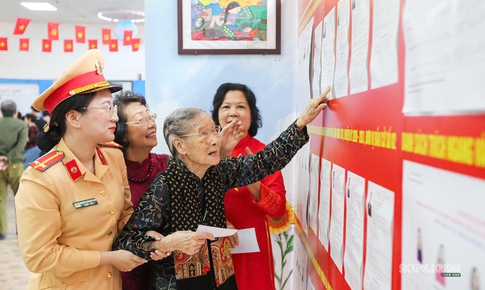 Khoảng 72 triệu cử tri cả nước đã đi bầu cử ĐBQH khóa XVI và đại biểu HĐND các cấp