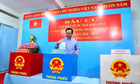 31 xã, phường trên địa bàn TPHCM đạt 100% cử tri đi bỏ phiếu bầu cử