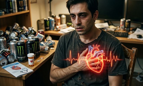 Uống nhiều cà phê, nước tăng lực có thể gây rối loạn nhịp tim