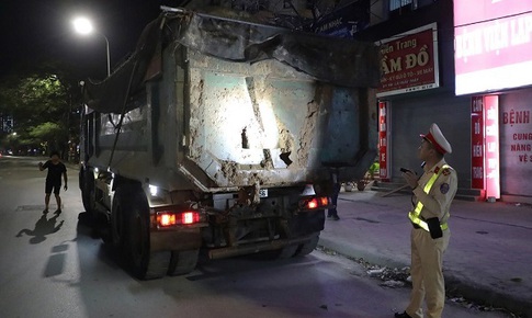 Hà Nội: Xử phạt 79 trường hợp xe tải vi phạm TTATGT