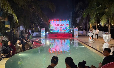 Thuê resort để quảng cáo trang web cá cược trái phép