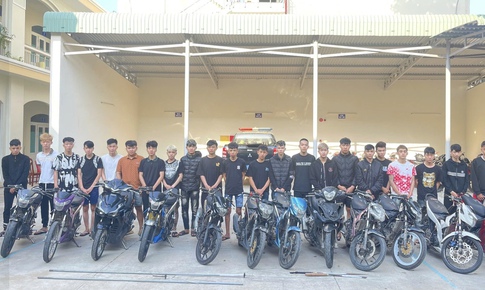 Rượt đuổi, hỗn chiến lúc rạng sáng, 20 thanh thiếu niên bị giữ khẩn cấp