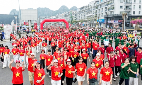 Hơn 34.000 người ở Quảng Ninh tham gia Ngày chạy Olympic 2026